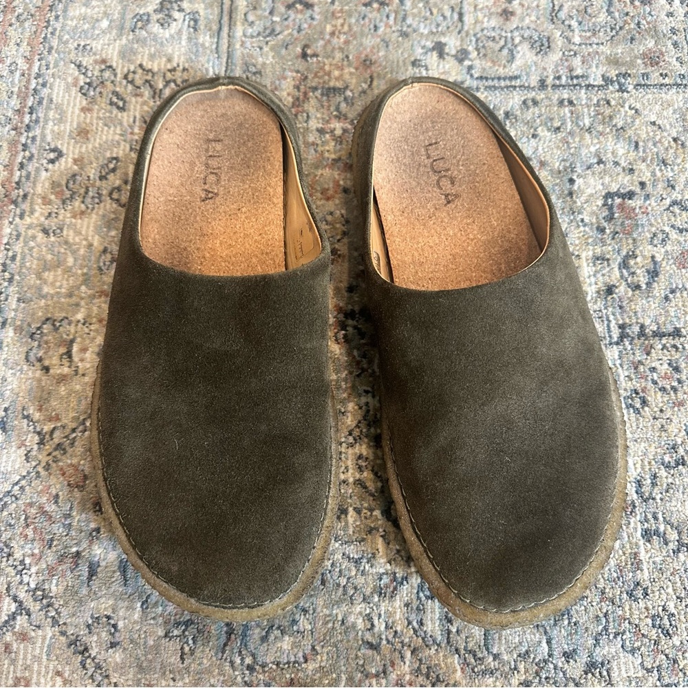 Luca Suede Outdoor Mule